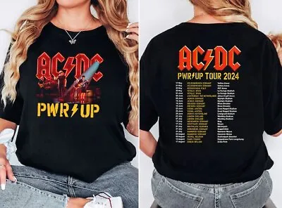Buy 2024 ACDC Pwr Up World Tour Shirt,ACDC Band Fan,Band 90s Vintage,gift For All • 27£