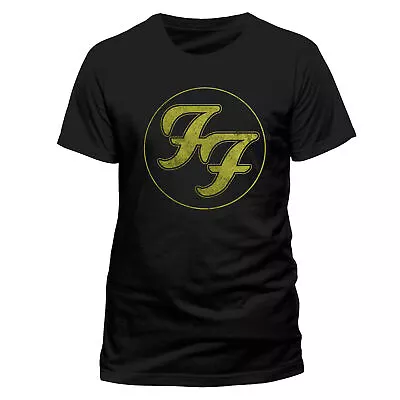 Buy Foo Fighters Official Gold Logo Tee T-Shirt Dave Grohl Mens Ladies Unisex • 17.13£