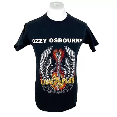 Buy Ozzy Osbourne T Shirt Small Black Rock N Roll Tee Metal Graphic Band Tee • 22.50£