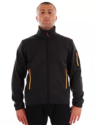 Buy CMP Softshell Jacket Fleece Jacket Between-Seasons Grey Collar Knittech • 59.29£