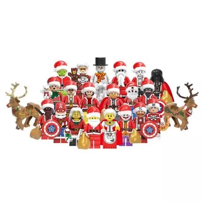 Buy Christmas Theme Minifigure Characters - Superheroes - Cheap Postage - Multibuy! • 3.99£