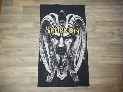 Buy Satyricon Flag Flagge Black Metal Emperor 666 • 25.65£