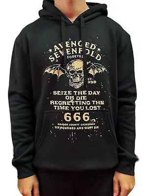 Buy Avenged Sevenfold Seize The Day Pullover Hoodie Unisex Official Brand New Variou • 29.99£