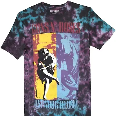 Buy Guns N' Roses - Use Your Illusion Dip Dye Official Licensed T-Shirt • 17.99£