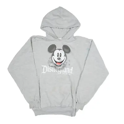 Buy DISNEY Mickey Mouse Hoodie Grey Pullover Mens S • 9.99£
