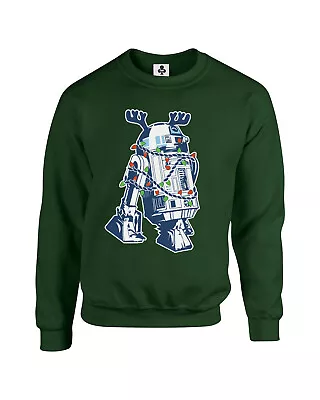 Buy R2-D2 Star Wars Christmas Jumper Xmas Adults Sweatshirt Sizes S-XXL • 19.95£