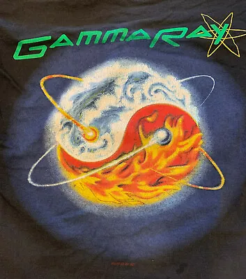 Buy Gamma Ray INSANITY & GENIUS 1994 Tour T-shirt Dates Longsleeve Helloween RARE! • 142.08£