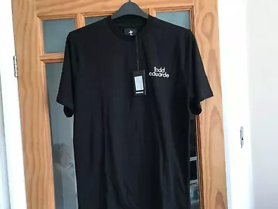 Buy Todd Edwards T Shirt Size M Black New With Tags Message On Back. • 4£