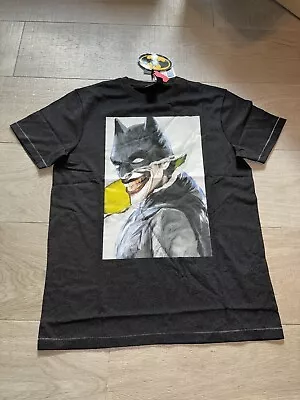 Buy Official Batman/Joker Black T Shirt Size Medium BNWT • 7.99£