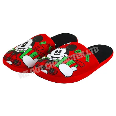 Buy Licensed Ladies Womens Disney Minnie Mouse Slippers Mule 3-8 UK Size Christmas • 4.85£