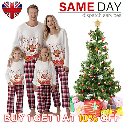 Buy UK Family Adult Kids Baby Matching Christmas PJs Pyjamas Xmas Sleepwear Outifts • 8.07£
