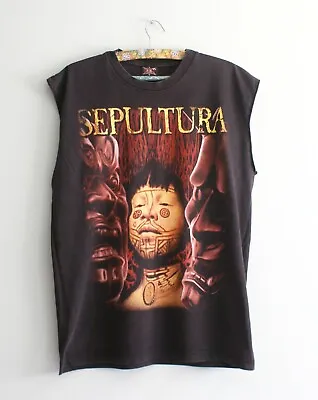 Buy Sepultura Roots T-shirt,  Vintage Sepultura T-shirt, Vintage Band T-shirt, Max C • 149.99£