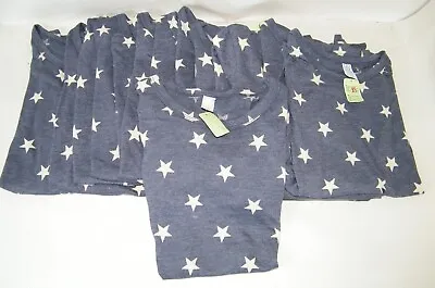 Buy (13) Alternative Earth Women's Navy Blue American Flag T-shirts • 190£