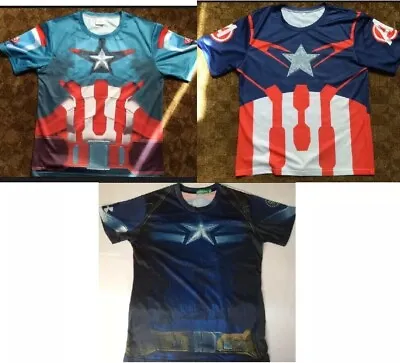 Buy Captain America Cosplay T-Shirts • 20£