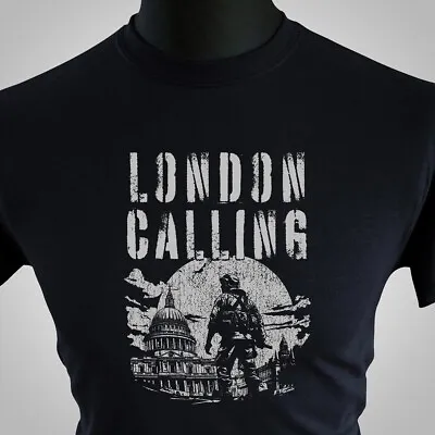 Buy London Calling T Shirt Music Punk Black • 13.99£