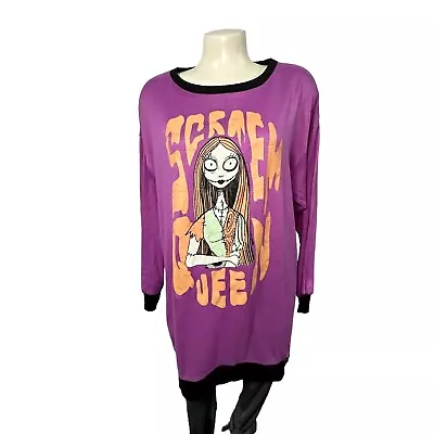 Buy Nightmare Before Christmas Sally Scream Queen Pajamas Size Large Halloween • 8.66£