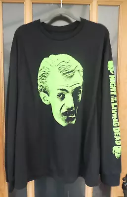 Buy XL  Night Of The Living Dead  Cult Horror Movie Long Sleeve T-Shirt Loot Wear • 14.99£