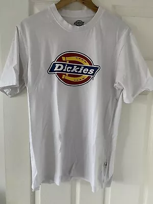 Buy DICKIES “Icon Logo” Short Sleeve T-shirt Men’s White Large • 9.99£