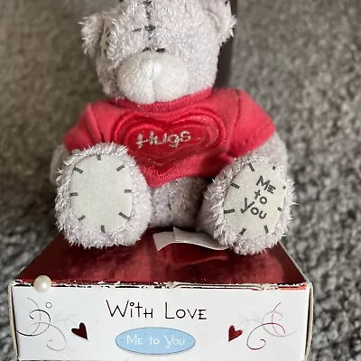 Buy Cuddly Toy  4” TATTY TEDDY ME TO YOU Soft Bear With Heart Hugs T-shirt • 8.50£