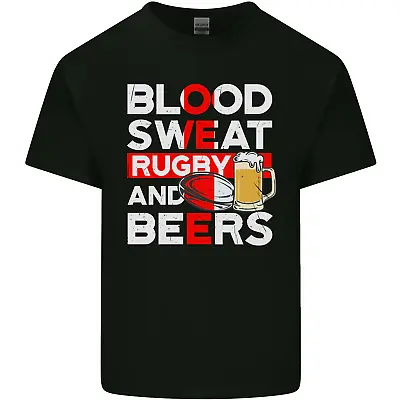 Buy Blood Sweat Rugby And Beers England Funny Mens Cotton T-Shirt Tee Top • 11.75£