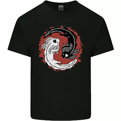 Buy Yin Yang Axolotl Mens Cotton T-Shirt Tee Top • 8.75£