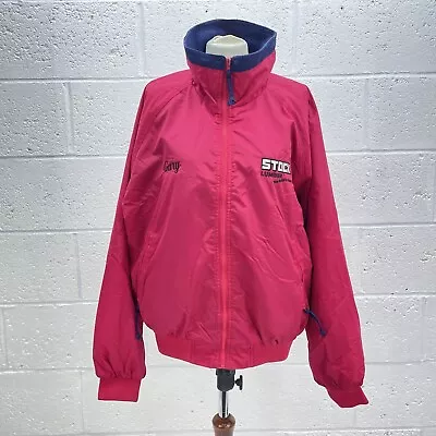 Buy Top Gear Vintage Red Coat Jacket Stock Lumber Logo Inner Fleece Paded Uk Xl • 19.99£