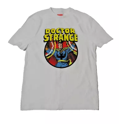 Buy Men's White  Doctor Strange Dr Strange T-shirt  Marvel Avengers Size Medium • 9.99£