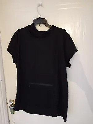 Buy Lomon Mens Gym Sleeveless Hoodie With Pocket - Black - Size XL • 9.99£