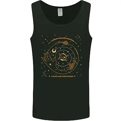 Buy Moon Phases Celestial Pagan Mens Vest Tank Top • 10.49£