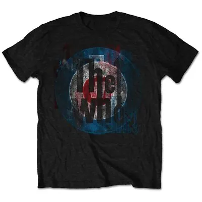 Buy The Who T-Shirt Distressed Target Logo Official Black New • 14.95£