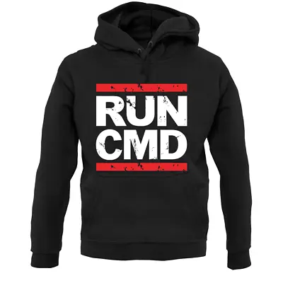 Buy Run CMD Unisex Hoodie - Code - Hacker - Developer - DMC - Band - Geek - Nerd • 24.95£