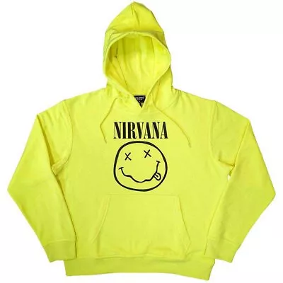 Buy Nirvana - Unisex Pullover Hoodie  Inverse Smiley X-Large - New Hood - L1362z • 27.41£