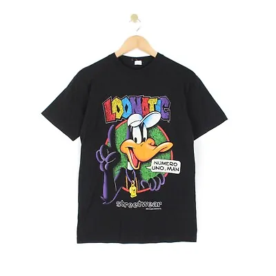 Buy Looney Tunes Vintage T Shirt 1992 Daffy Duck Graphic Crew Neck Size XS • 29.99£