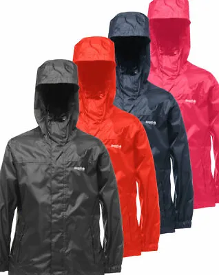 Buy Regatta Kids Boys Girls Lightweight Packaway Waterproof Jacket Rain Coat RRP £25 • 14.99£
