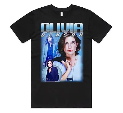 Buy Olivia Benson Homage T-shirt Top Law And Order Retro Gift Men's Women's 90's • 11.99£