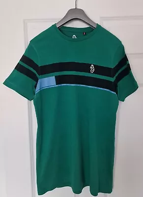 Buy Luke 1977 Green Striped T-shirt (Medium)  Excellent Condition • 0.99£