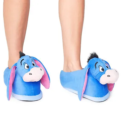 Buy Disney Slippers Women, Plush Ladies Slippers, Stitch Eeyore Gifts • 16.49£
