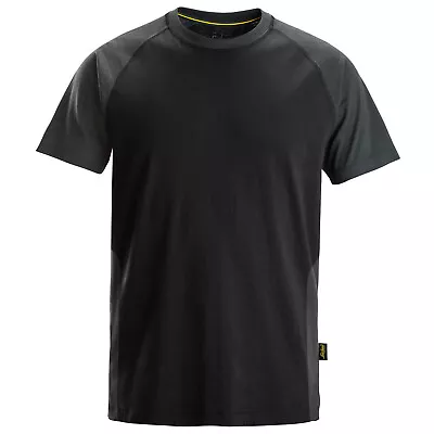 Buy Mens Snickers Workwear Two Coloured T-Shirt Combo Top Black Red Blue 2550 S-XXXL • 14.95£