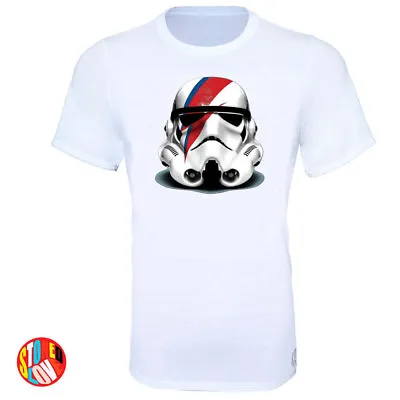 Buy David Bowie Ziggy Stardust StormTrooper StarWars Style T-Shirt • 14.99£