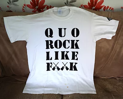 Buy Status Quo Vintage Memorial T-Shirt Rock Like FxxK/Heavy Traffic Tour/FREE Post • 11.50£
