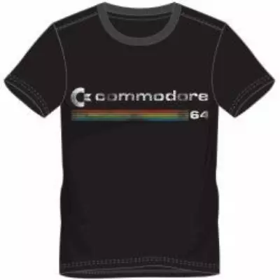 Buy Comodore 64 - Logo Men`s T-shirt - L COMMODORE/C64, Black (Men`s) T-Shirt NEW • 18.04£