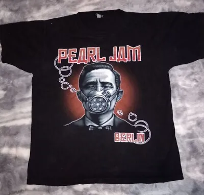 Buy PEARL JAM  BERLIN Double Sided T Shirt From 1999/2000 Tour.fantastic Condition • 50£