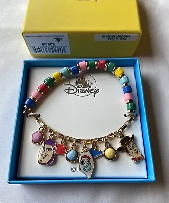 Buy Disney Parks  Toy Story Woody Buzz Forky Charms Bracelet Jewelry • 31.18£