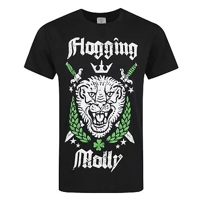 Buy Flogging Molly Mens Lion T-Shirt NS5484 • 17.09£