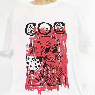 Buy Corrosion Of Conformity Metal Rock Short Sleeve White Unisex T-shirt S-3XL • 14.99£
