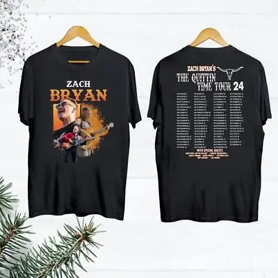 Buy Zach Bryan 2024 Tour T-Shirt, The Quittin Time Tour 2024 Zach Bryan, Fan Gifts • 55.41£