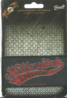 Buy KILLSWITCH ENGAGE Baseball Logo 2018 - WOVEN SEW ON PATCH Official Merch SEALED • 3.99£