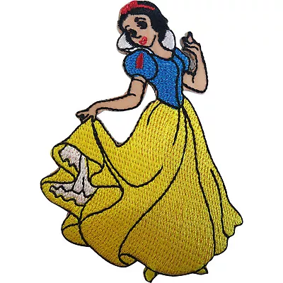Buy Disney Princess Snow White Patch Embroidered Badge Iron Sew On T Shirt Jeans Bag • 2.79£