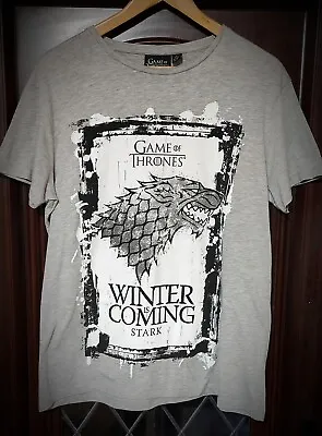 Buy Game Of Thrones T-SHIRT Winter Is Coming Size Large • 5£