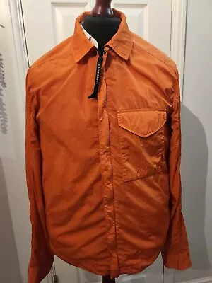 Buy Cp Company Chrome-R Overshirt Orange Lgr • 150£